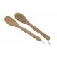 Long Handled Recycled Bath Body Brush / Bamboo Back Scrubber For Man