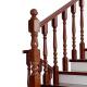 Modern Office Building Decorative Wood Stair Railing with Baluster and Spindles