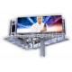Big PH10 Outdoor LED Billboard Three Sided with 160 by 160 mm LED Module , 110V / 60HZ