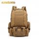600D Oxford Tan Military Tactical Backpack 55L Molle System