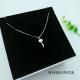 Latest product super quality China sale jewelry charm white stainless steel necklace whole  XW248