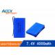 7.4v lithium polymer battery 4000mAh for medical device, digital product,