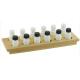 Tiger Montessori - Smelling Boxes  Ceramic bottles with beech wood tray