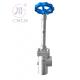 Stainless Steel DJ64F-50P Cryogenic Globe Valve Angle Type for LNG/LOX/LN2/LAR