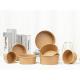 Biodegradable 32oz PLA Kraft Salad Bowls With Lids