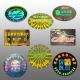 Heat Resistant 3d Holographic Stickers , Offset Printing Hologram Security Stickers