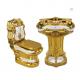 Wall Hung Gold Toilet Ceramic Wash Basin Bowl Freestanding Washstand