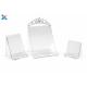 Recyclable Acrylic Display Stands Clear Book Holder Plate Phone Display Stands