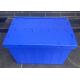 Impact Resistance Plastic Attached Lid Containers For Industrial