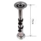 Motorhome Accessory Aluminum 3 stages Telescopic Table Base Compatible for RV Manual 3 Sections Lifting Table Legs
