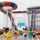 Galvanized Carbon Steel Aqua Slides for Waterpark Project , Pool Water Slide