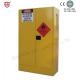 Yellow Paint Chemical Flammable Storage Cabinet With Dual Vents For Dangerous