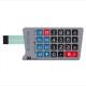 Custom membrane switch control front keyboard graphic overlay