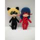 Fashion Cartoon Plush Toys , Miraculous Ladybug Toy Stuffed Animals 6 Inch