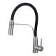 Flexible Kitchen Black Stainless Steel Faucet 1.8 Gallons / Min