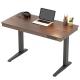 Single Staff Workstation Desks in Metal Stainless Steel with Motorized Height Adjustment