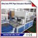 Dual Outlet PPR pipe extruder machine speed 40m/min wtih two different color