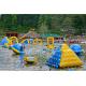 Amazing 0.9mm PVC Inflatable Water Park / Blow Up Water Trampoline For Kids