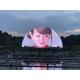 50% Transparency Rate Modular Mesh LED Screen with DIP/SMT Led Lamps