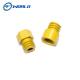 Golden Plastic Parts, CNC Machining, Screw Like, Semiconductor Parts