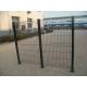 Galvanized Steel 3d V Bending Curved Welded Wire Fence PVC Coated