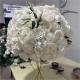 High Quality Wedding Artificial Flower Ball Custom Size Fit Table Centerpiece White Wedding Artificial Flower