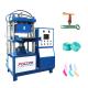 FuLund Flat vulcanizing machine is used for silicone mosquito repellent wristband and refrigerator fresh box making