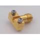 40GHz 2.92mm Female End Launch Connector Gold Plated With Block For PCB Test