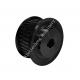 Black Synchronous Aluminum Timing Pulley Anodic Oxidation ISO9001