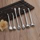 Creative Coffee Drinking Mixing Spoon Stainless Steel Filter Straw Tea Bar Tools