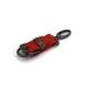 2cm Red Leather Key Chain Gun Color Alloy Material Adjustable ODM