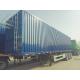 Waterproof Rear Door Heavy Duty Semi Trailers Blue Color FUWA Axle 315/80R22.5 Tire