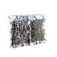 40-200microns Zip Lock Aluminum Foil Bag Silver Metallic Moisture Proof Plastic Bags