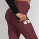 Women Burgundy Riding Breeches Quick Dry Silicone Grip Full Seat Riding Breeches