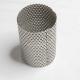 304 316L SS Wire Mesh Filter Cylinder / Perforated Filter Tube Custom Size Acceptable