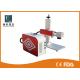 Fiber Laser Marking Equipment , Plastic Laser Marking Machine With Rotary Device