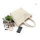 Printed Organic Cotton Fabric Bag Eco Friendly Canvas Tote Bags 6oz 8oz