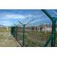 Outdoor PVC Coated Wire Fencing Decorative Welded Wire Fence Panels