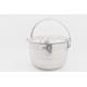 21cm kitchen stainless steel cookware set pasta cooking pot with big handle and lid