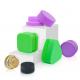 Custom Colors Square Glass Concentrate Container 3ml 5ml 7ml 9ml