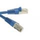 Flat RJ45 SSTP Cat 7 Network Cable 10Gbps 600Mhz 1 - 100 Meters Length