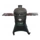 Charcoal 22 Inch Dot Pattern Ceramic Kamado Grills With Black Pizza Stone