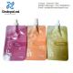 Reusable Easy Carry Stand Up Food Pouch Corner Spout Doypack OR Stand Up Juice Liquid Spout Pouch Bag