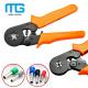 Wire Crimping Pliers Insulated Pin Terminal Crimping Tool , Ratcheting Wire Terminal Crimper