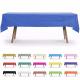 Disposable Solid PEVA Plastic Table Cover Waterproof 54 x 108" Square Table