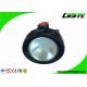 143g Weight LED Mining Headlamp 10000 Lux With Red And Black Colorful Shell