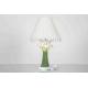 Country Cabins Classic Home Table Lamps With Hanging Crystal Flower Shape