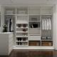 Modern Wood Furniture Bedroom Set Walk In Closet , Custom High Gloss Wardrobe