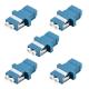 LC Upc To LC Upc Duplex Single Mode Fiber Adapter For FTTH Communication