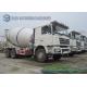 8M3  9M3 13M3 Concrete Mixer Vechile 6X4 Shacman Delong F2000 Concrete Mixer Truck  White Red Blue